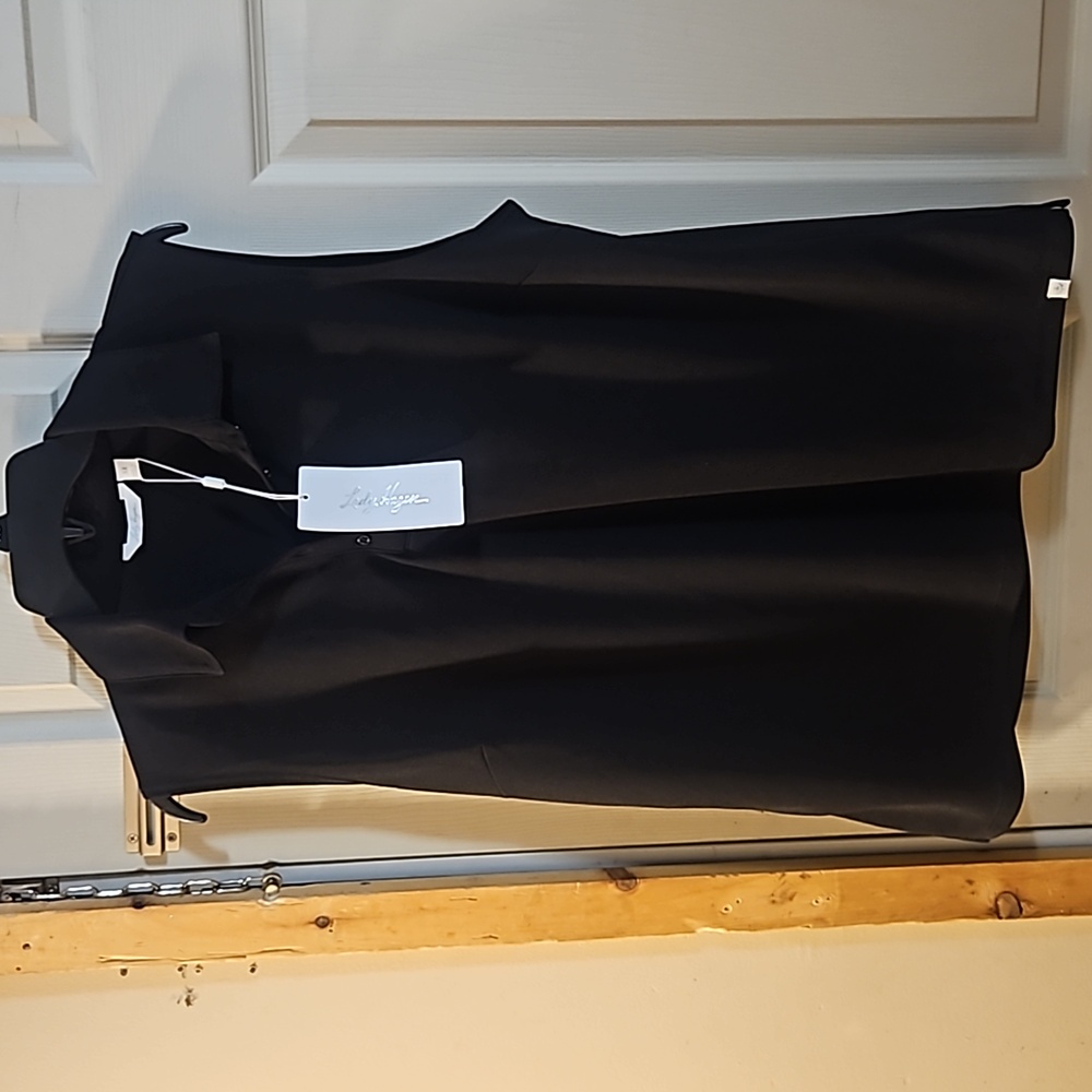 LADY Hagen Women’s Core Pique Sleeveless Golf Polo: BLACK: NEW WITH TAGS: SZ L